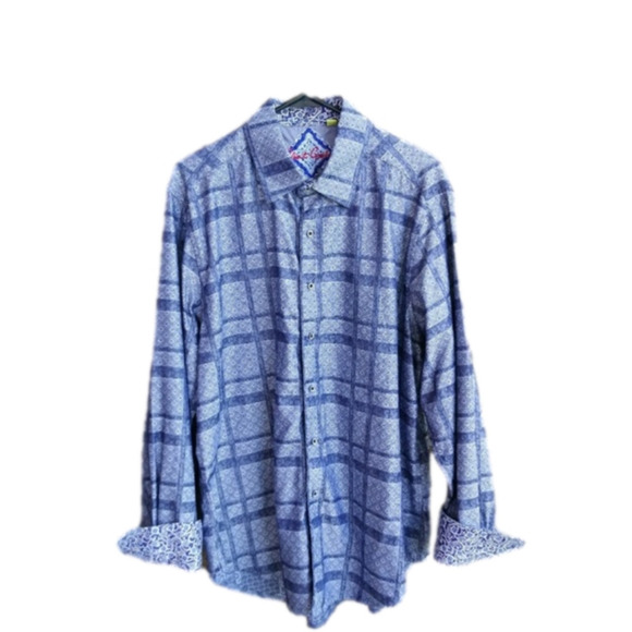 ROBERT Graham Flip Cuff Button Front Sport Shirt - Picture 1 of 8